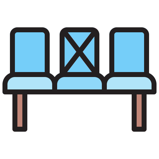 Chairs Generic Outline Color icon