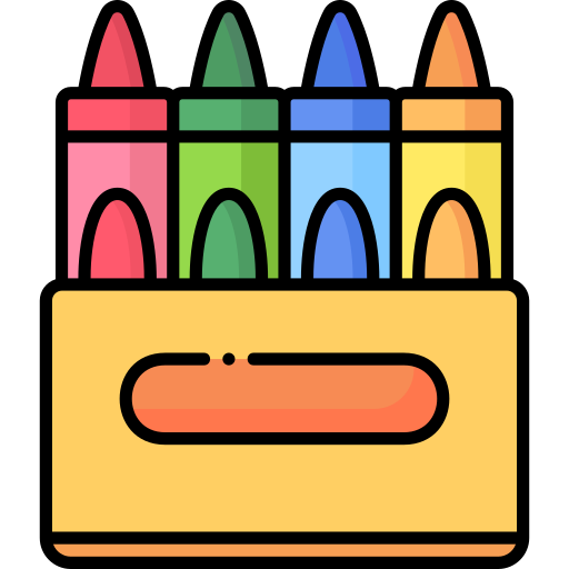 Crayons Generic Outline Color icon