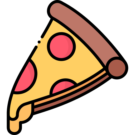 fetta di pizza Generic Outline Color icona