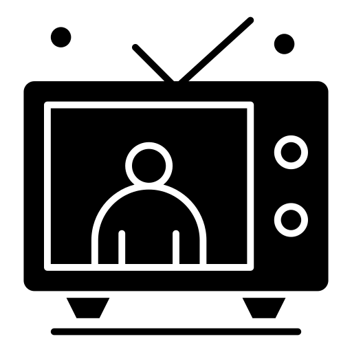 televisão Generic Glyph Ícone