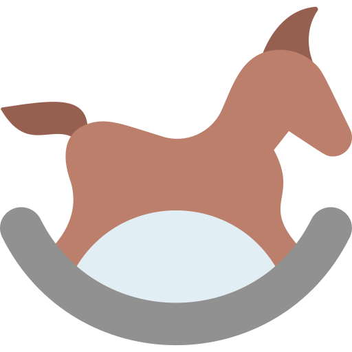 cavallo a dondolo Generic Flat icona