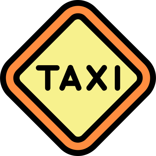 fermata taxi Generic Outline Color icona
