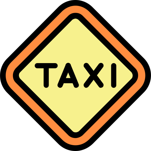 parada de taxi Generic Outline Color icono