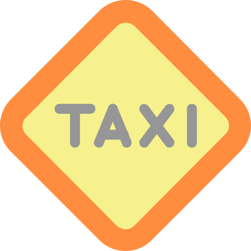 przystanek taksówkowy Generic Flat ikona