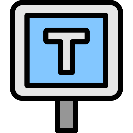 タクシー乗り場 Generic Outline Color icon
