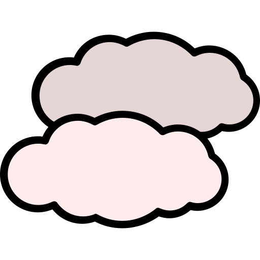 des nuages Generic Outline Color Icône