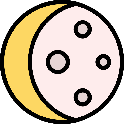 月 Generic Outline Color icon