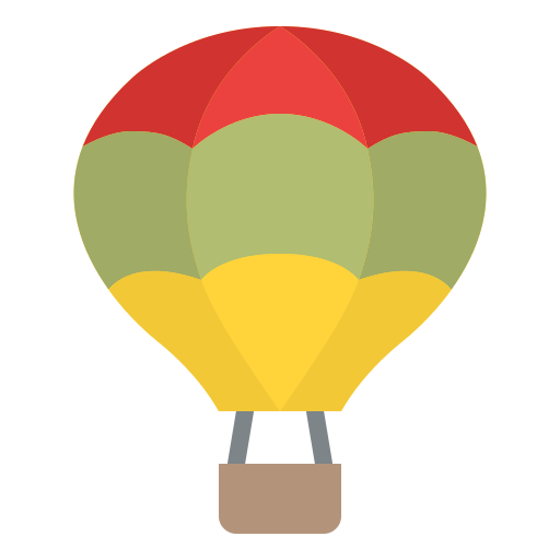 balão de ar Iconixar Flat Ícone