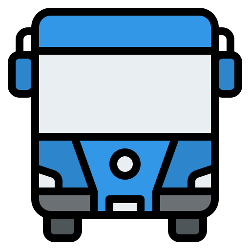 bus Iconixar Lineal Color icoon