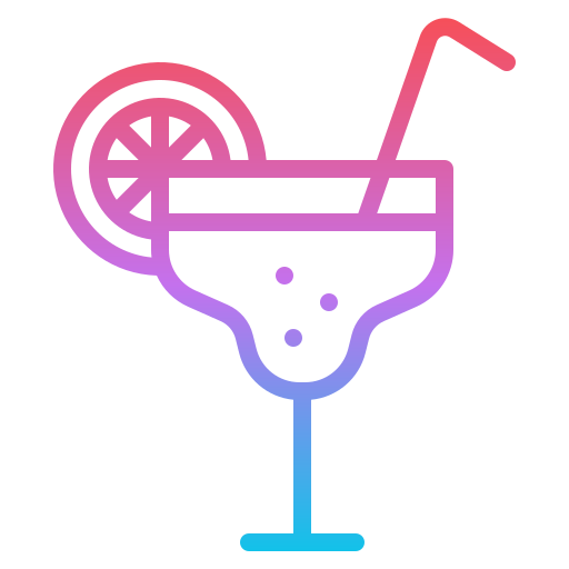 cocktail Iconixar Gradient icon