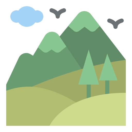 山 Iconixar Flat icon