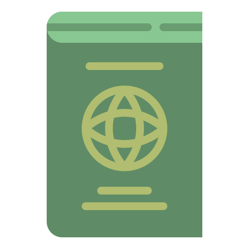 パスポート Iconixar Flat icon