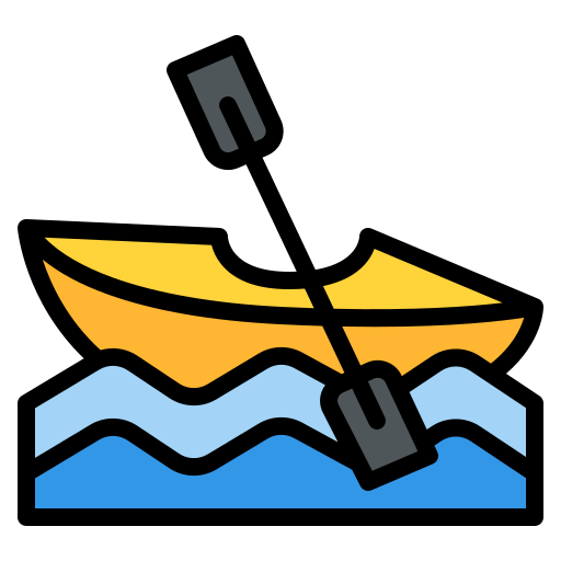 kayak Iconixar Lineal Color icona