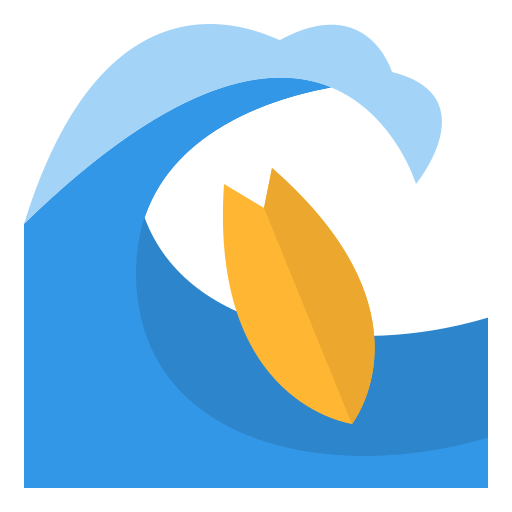 서핑 Iconixar Flat icon