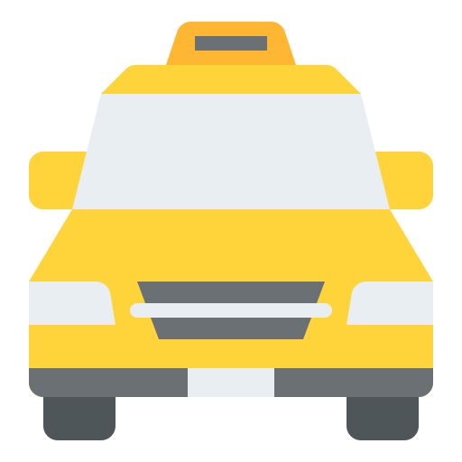 taxi Iconixar Flat ikona