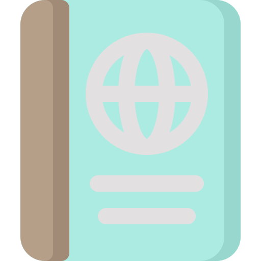 Заграничный пасспорт bqlqn Flat иконка