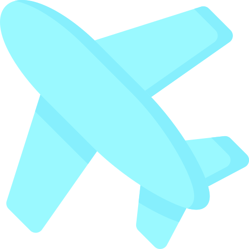 Airplane bqlqn Flat icon
