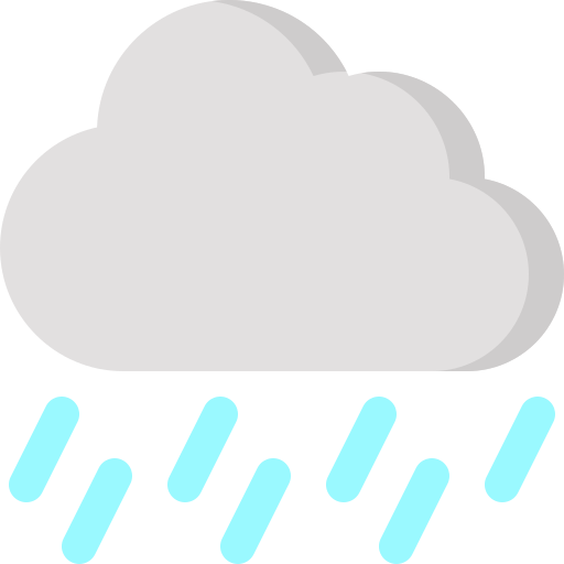deszczowy bqlqn Flat ikona