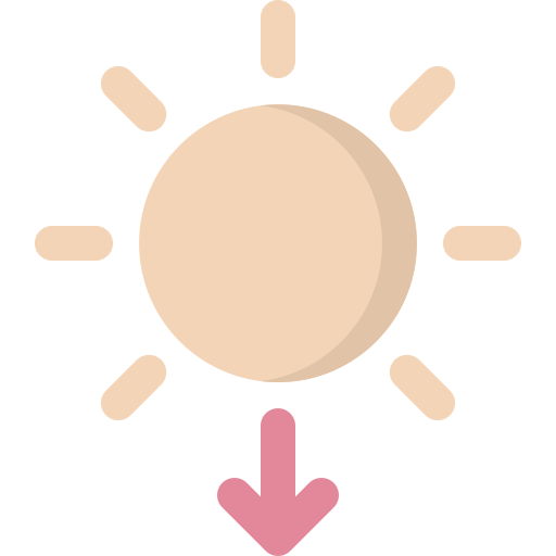 zachód słońca bqlqn Flat ikona