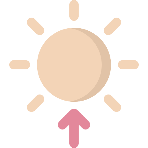 wschód słońca bqlqn Flat ikona