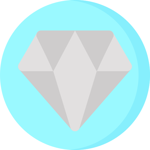diament bqlqn Flat ikona