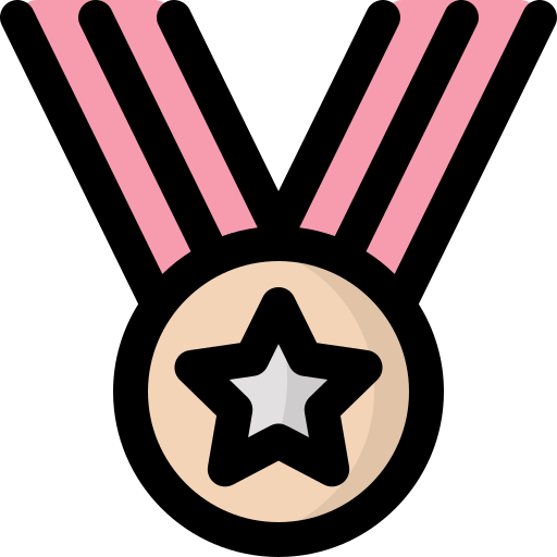 Медаль bqlqn Lineal Color иконка