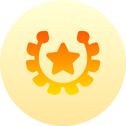 Award Basic Gradient Circular icon