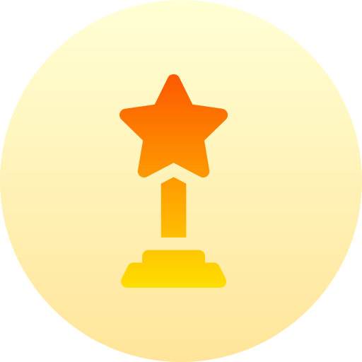 Award Basic Gradient Circular icon