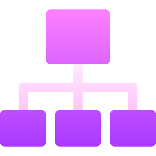diagram Basic Gradient Gradient ikona
