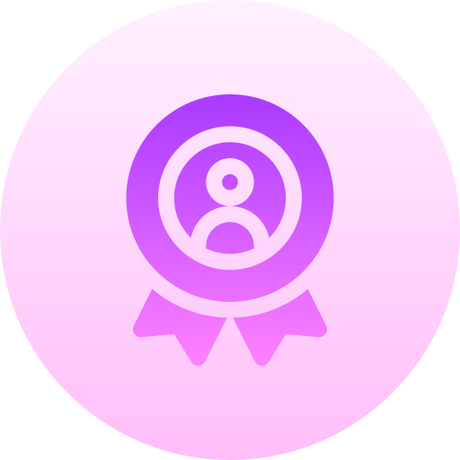 Best employee Basic Gradient Circular icon