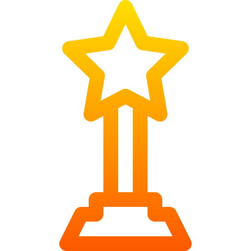 premio Basic Gradient Lineal color icono