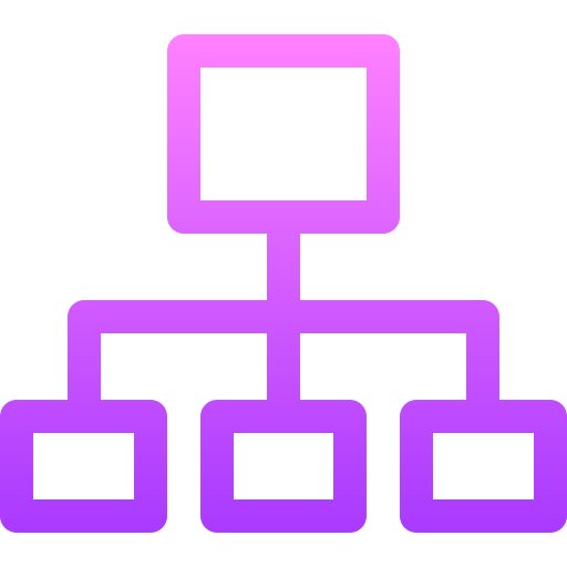 ダイアグラム Basic Gradient Lineal color icon