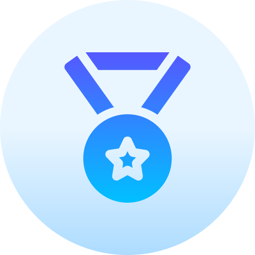 medal Basic Gradient Circular ikona