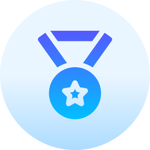 Medal Basic Gradient Circular icon