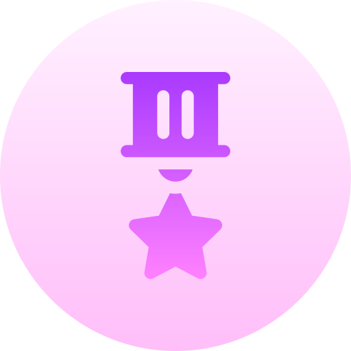 odznaka Basic Gradient Circular ikona