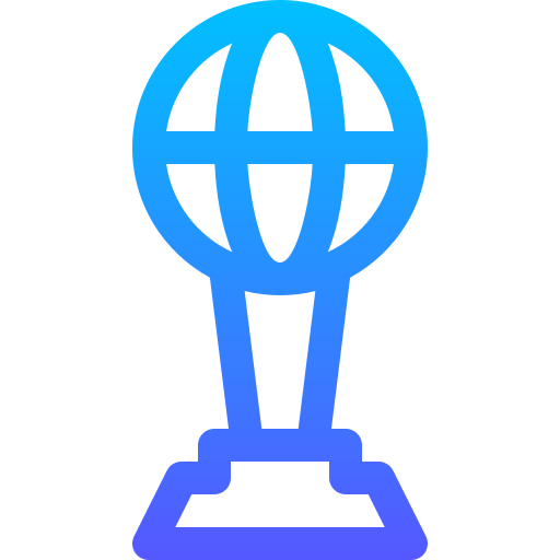 Трофей Basic Gradient Lineal color иконка