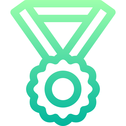 메달 Basic Gradient Lineal color icon