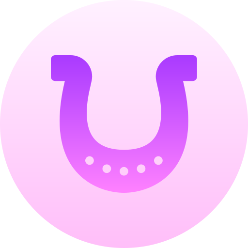 편자 Basic Gradient Circular icon