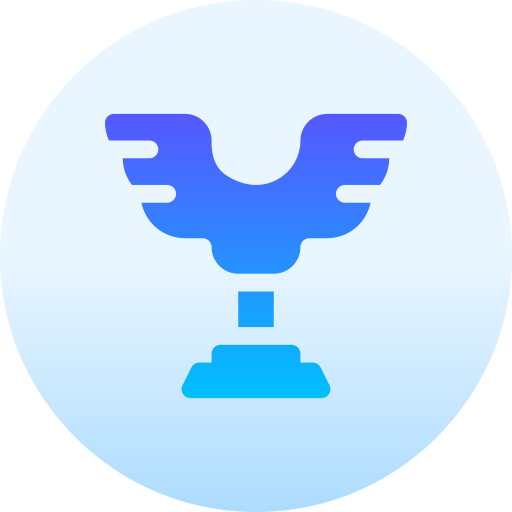 trofeo Basic Gradient Circular icono