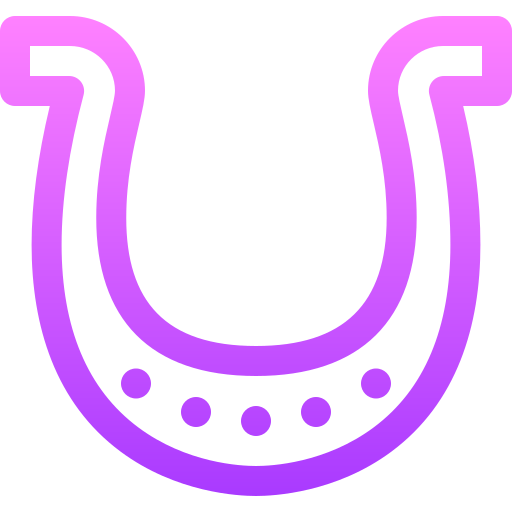 Horseshoe Basic Gradient Lineal color icon