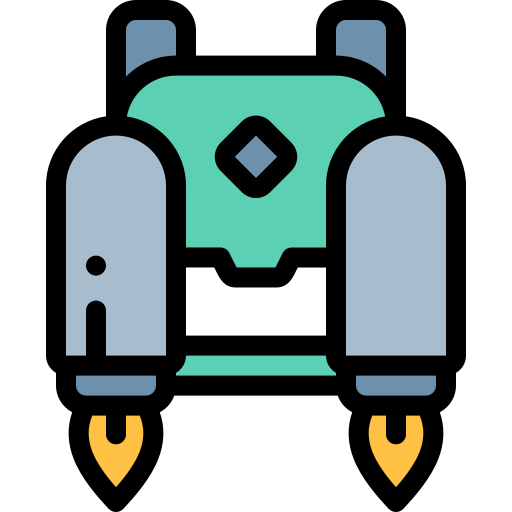 Jetpack Detailed Rounded Lineal color icon