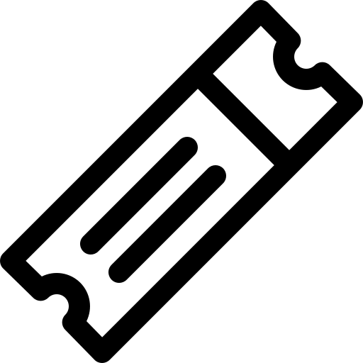 billet Basic Rounded Lineal Icône