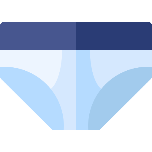 ondergoed Basic Rounded Flat icoon