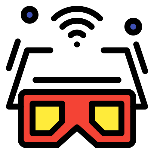 3d-brille Generic Outline Color icon