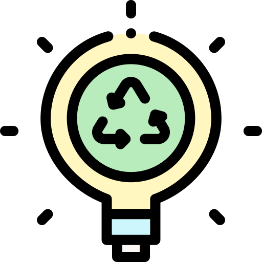 Light bulb Detailed Rounded Lineal color icon