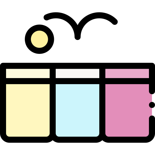 Beer pong Detailed Rounded Lineal color icon