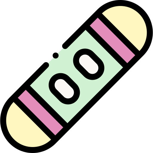 Snowboard Detailed Rounded Lineal color icon