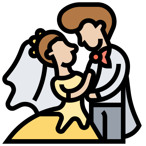 hochzeit Meticulous Lineal Color icon