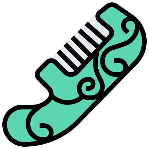 Hair brush Meticulous Lineal Color icon