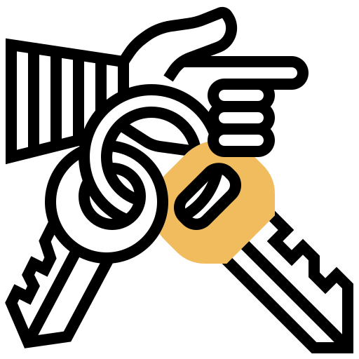 schlüsselbund Meticulous Yellow shadow icon